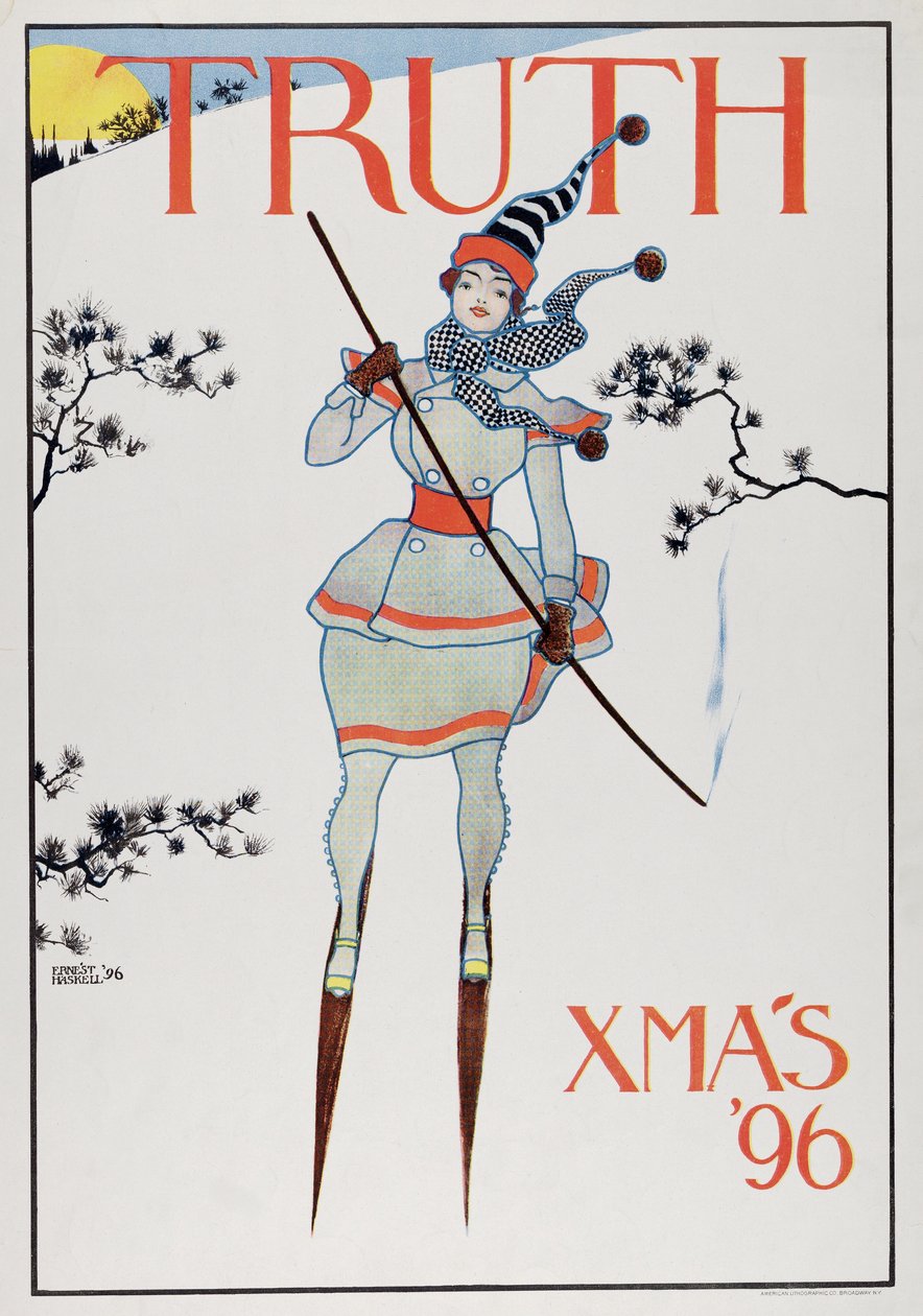 Voorkant van Truth, Kerstmis 96, gepubliceerd 1896 door Ernest Haskell