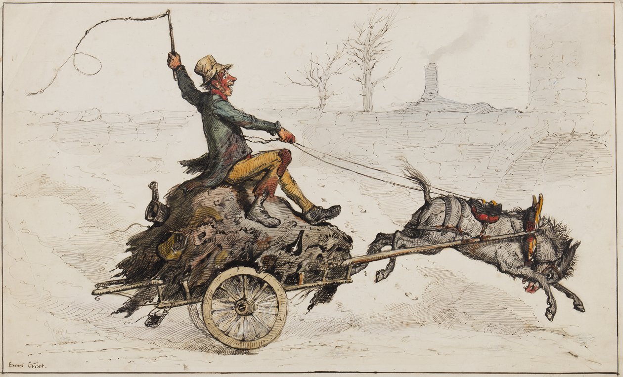 Op Weg naar Huis door Ernest Henry Griset