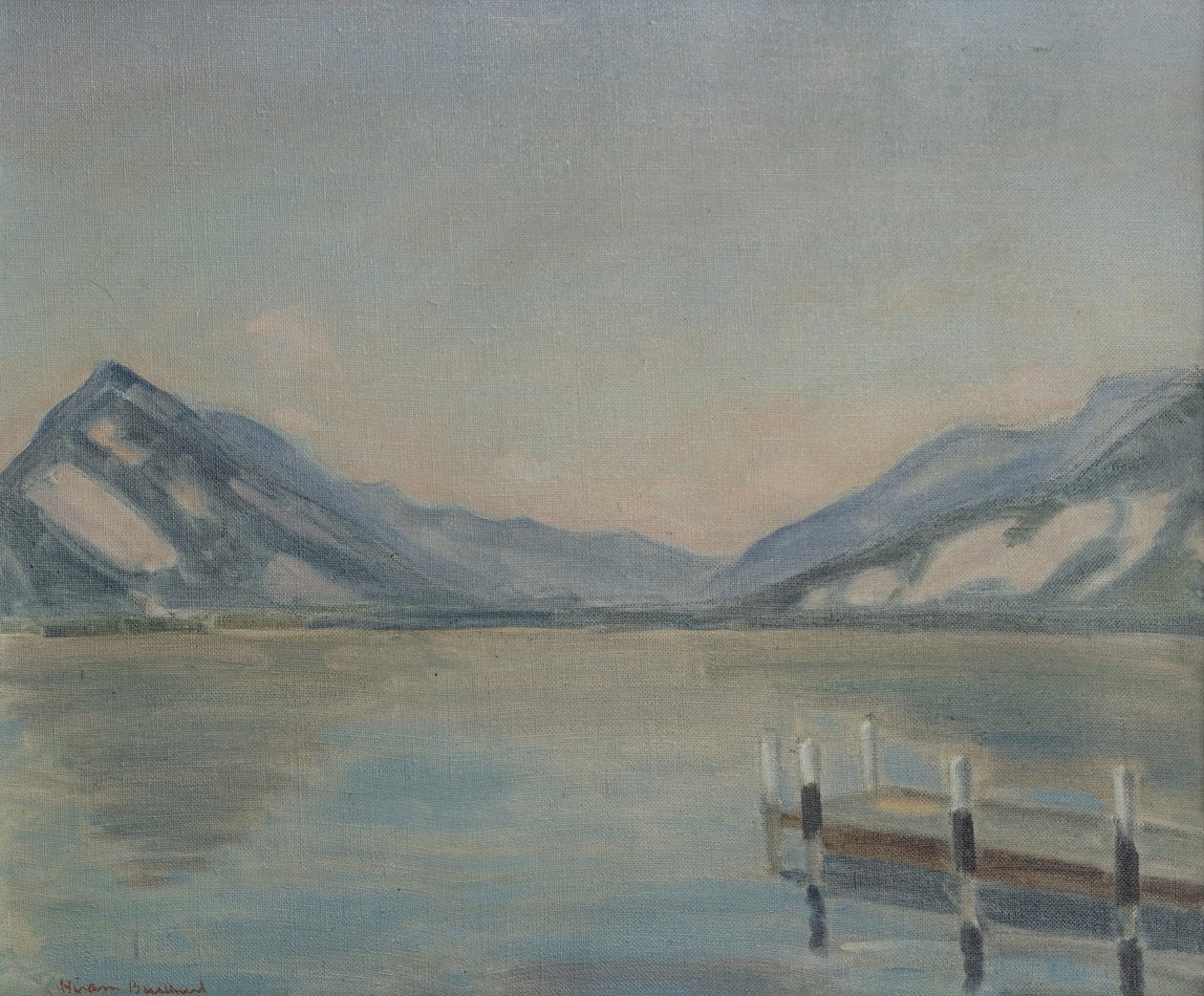 Meer van Thun door Ernest Hiram Brülhart