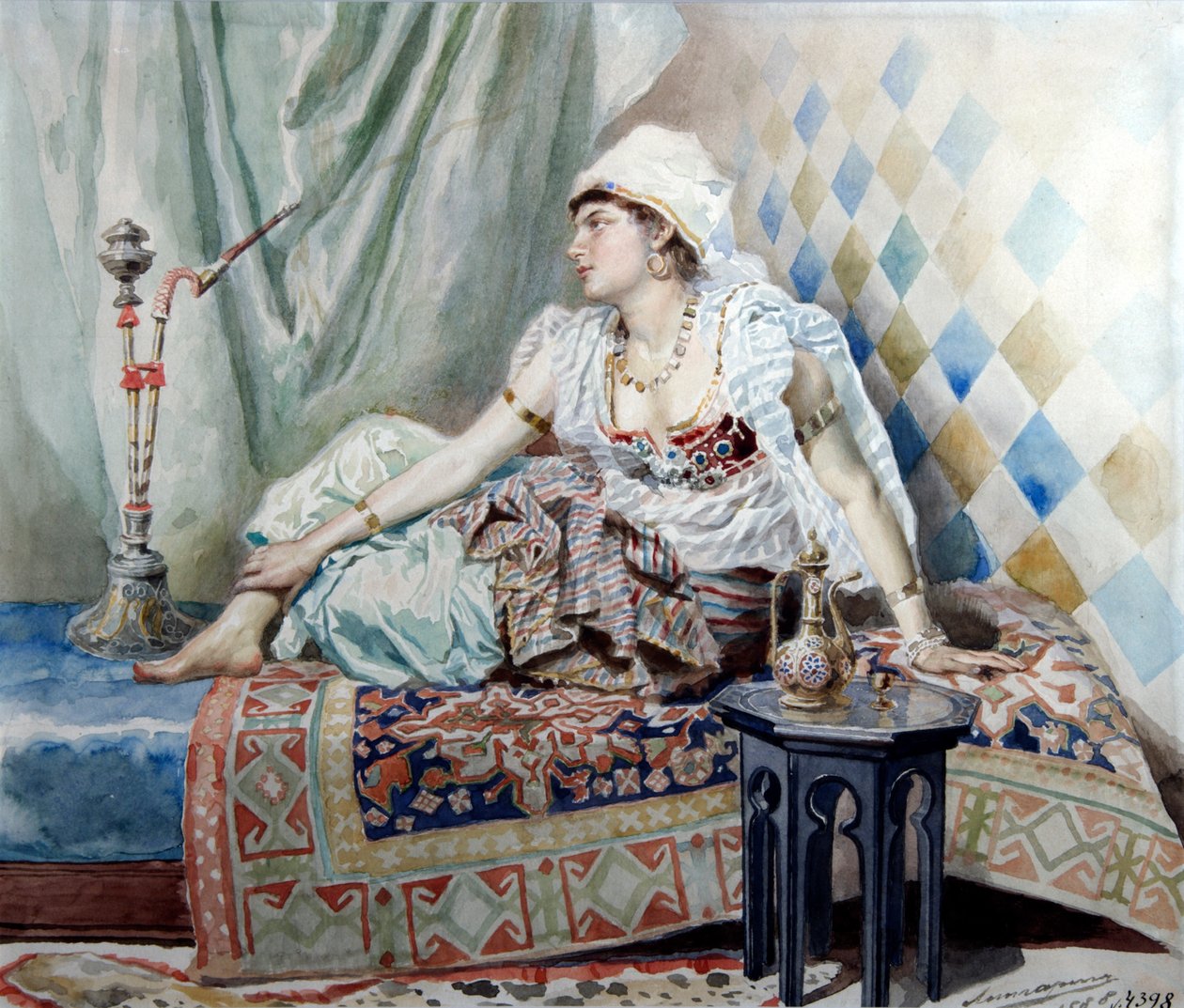 Een Odalisk door Ernest Karlovich Liphart