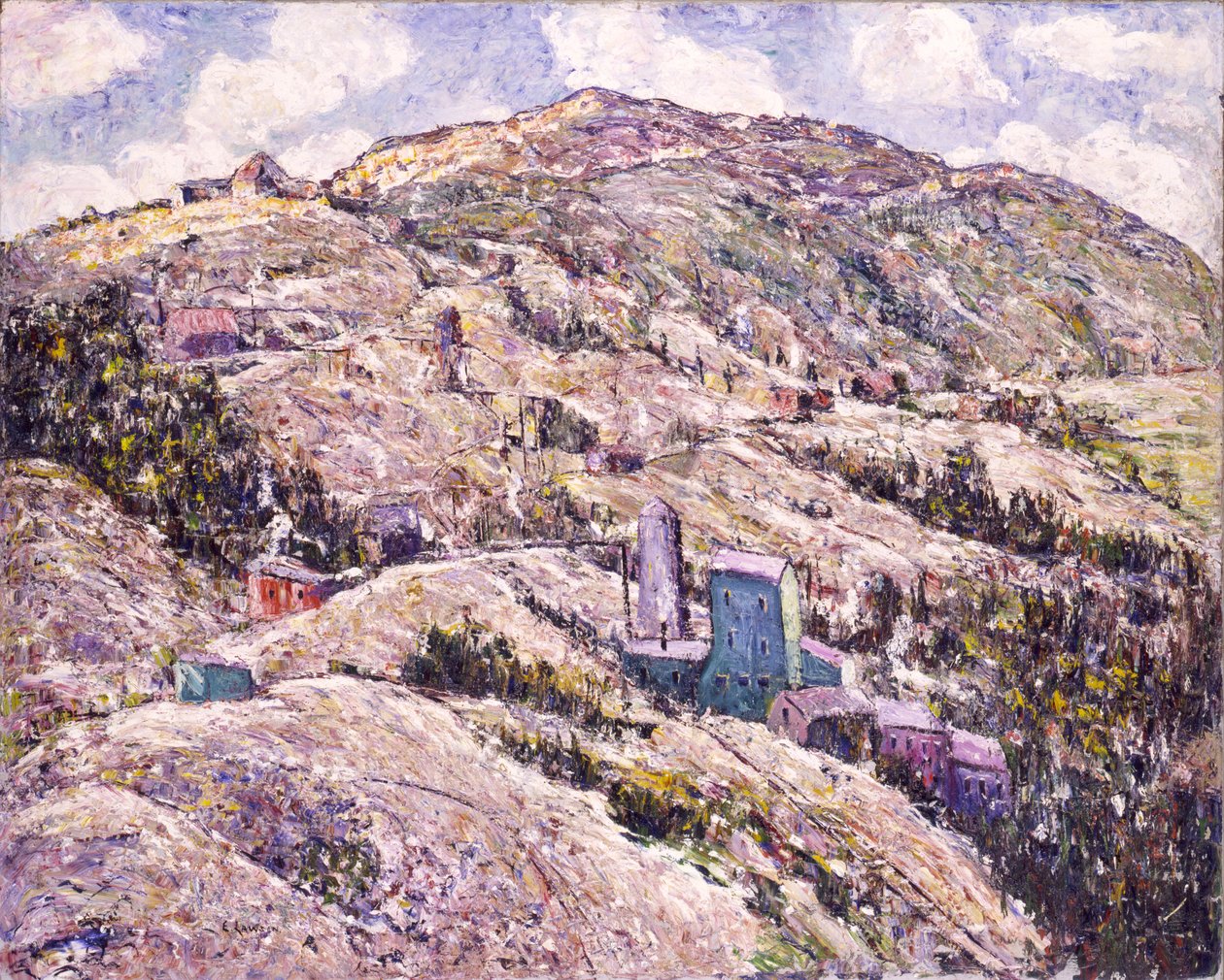 Goudwinning, Cripple Creek door Ernest Lawson
