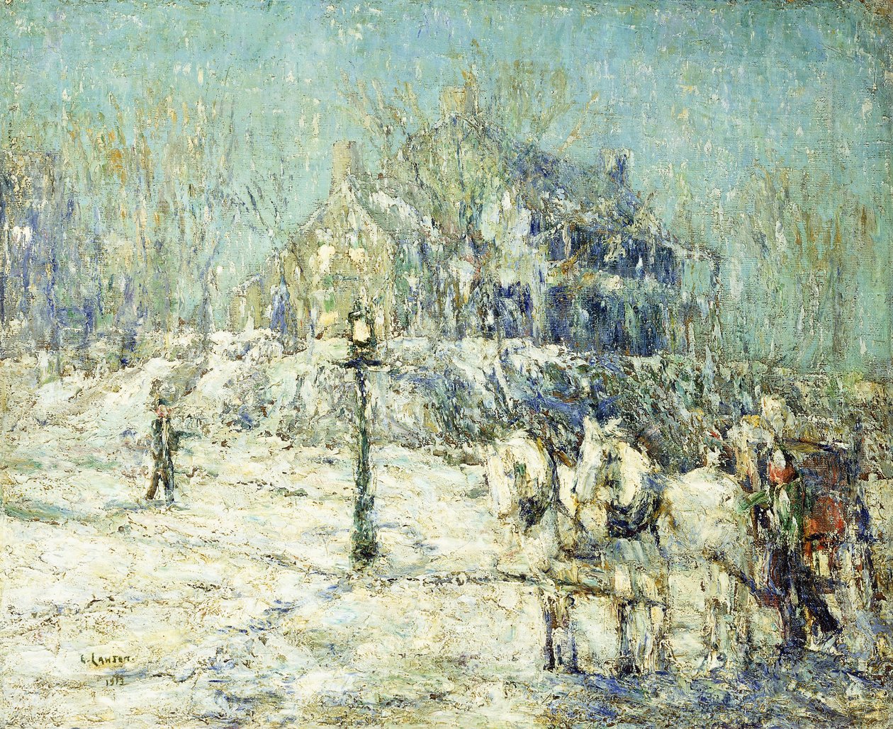 Het Dyckman Huis door Ernest Lawson