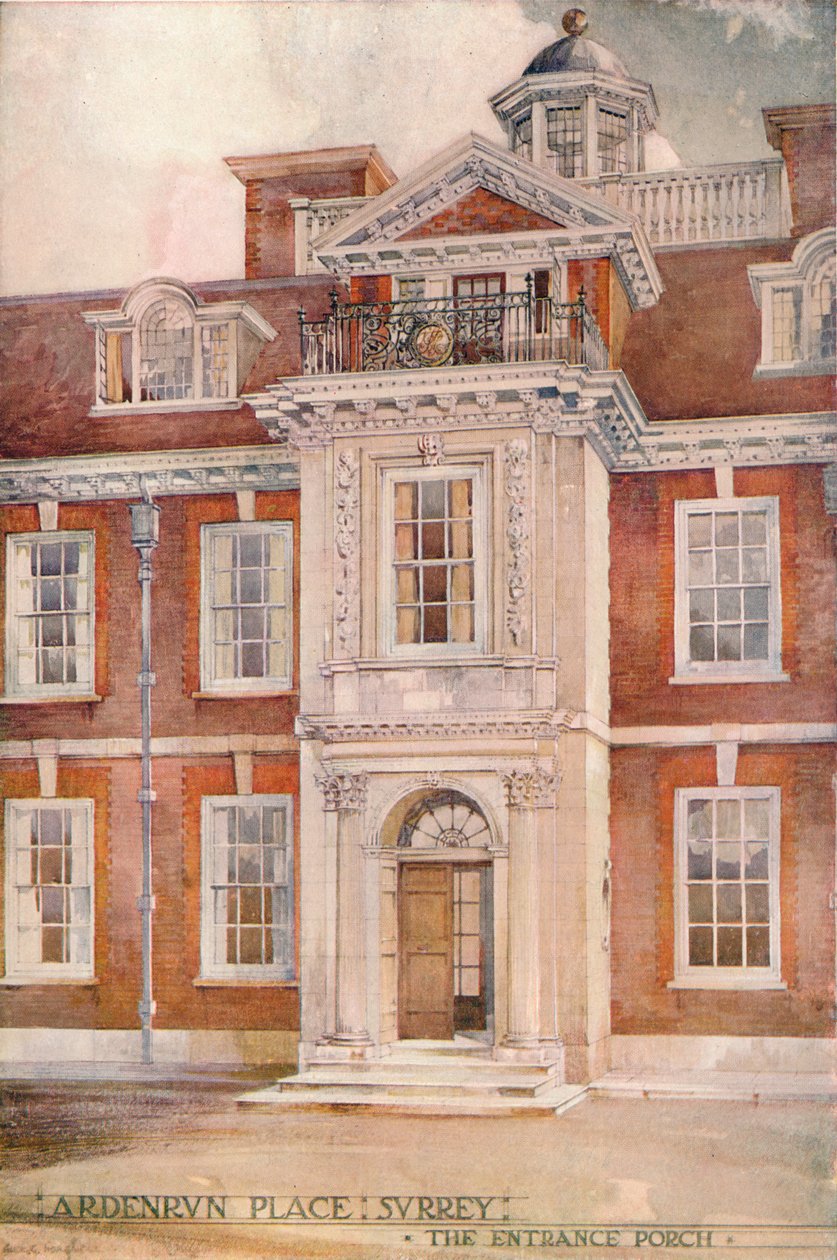 Ardenrun Place, Surrey, c1910 door Ernest Newton