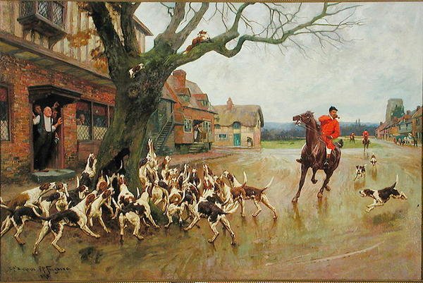 Een vos in nood door Ernest Pile Bucknall