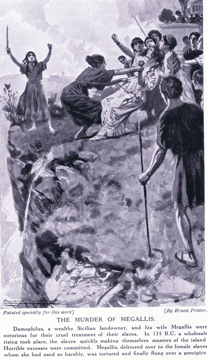 De moord op Megallis 135 v.Chr. door Ernest Prater