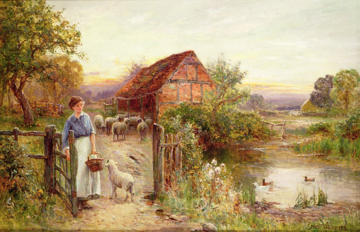 De schapen thuisbrengen door Ernest Walbourn