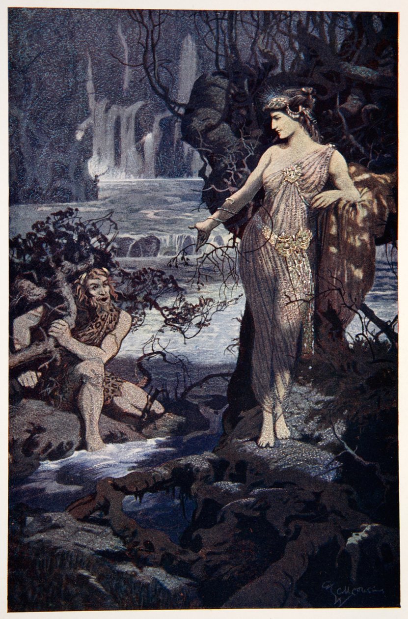De Verleiding van Ea-Bani, 1915 door Ernest Wellcousins