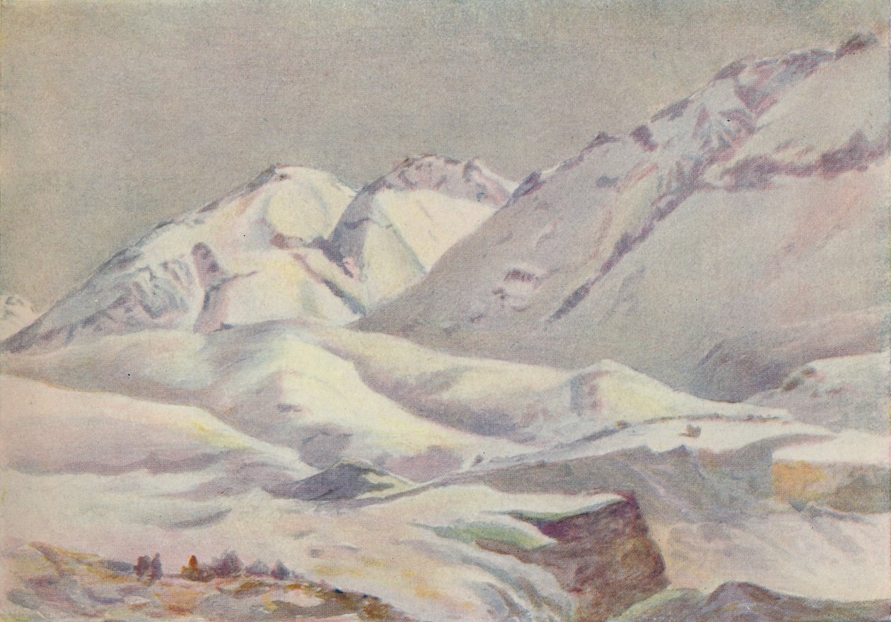 De Andes, 1916 door Ernest William Christmas