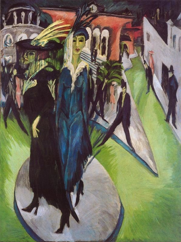 Potsdamer Platz door Ernst Ludwig Kirchner