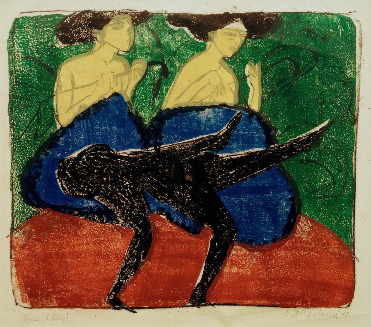 Cake Walk door Ernst Ludwig Kirchner
