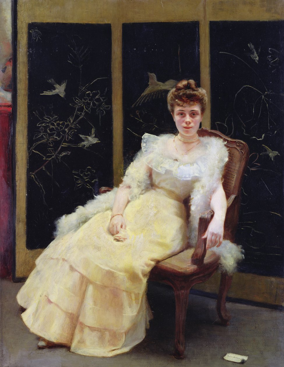 Wachten, 1901 door Ernst Philippe Zacharie