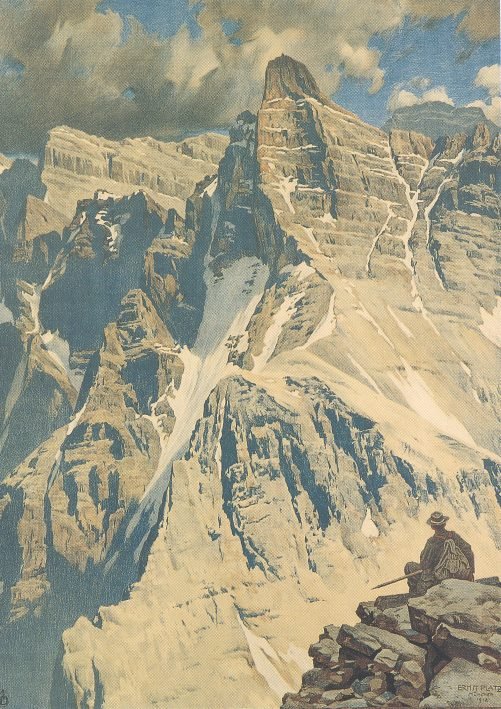 Kaltwasserkarspitze in Karwendel door Ernst Platz