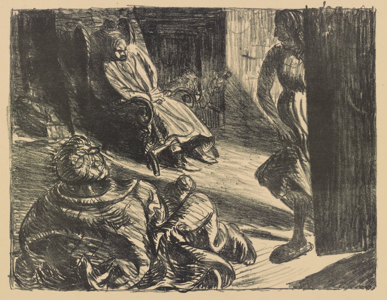 Der Arme Vetter (De Arme Neef) door Ernst Barlach