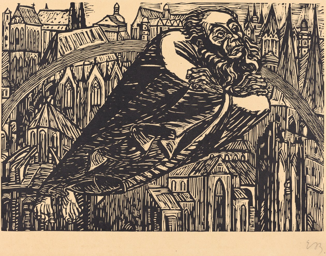 De Kathedralen door Ernst Barlach
