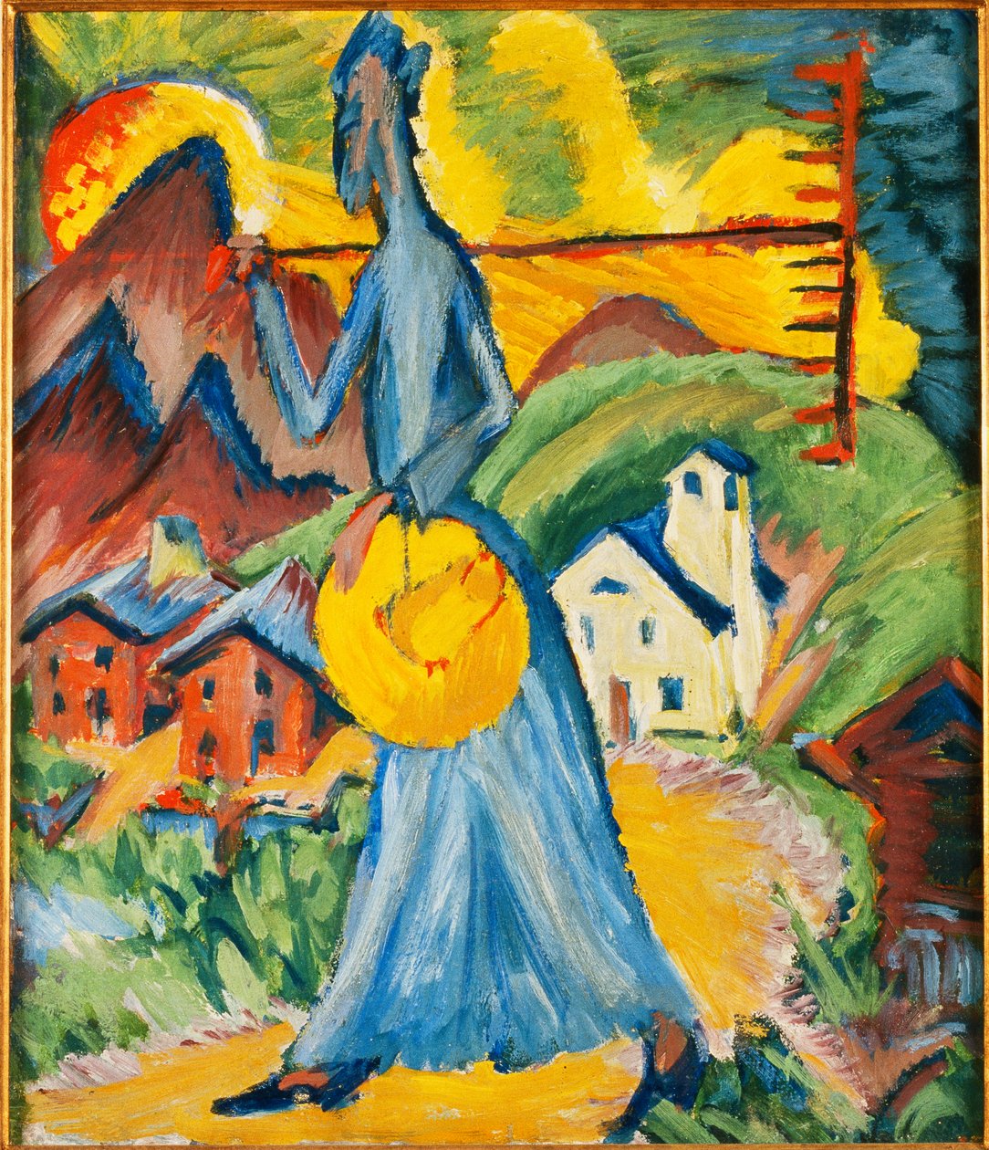 Alpleben, Triptych door Ernst Ludwig Kirchner