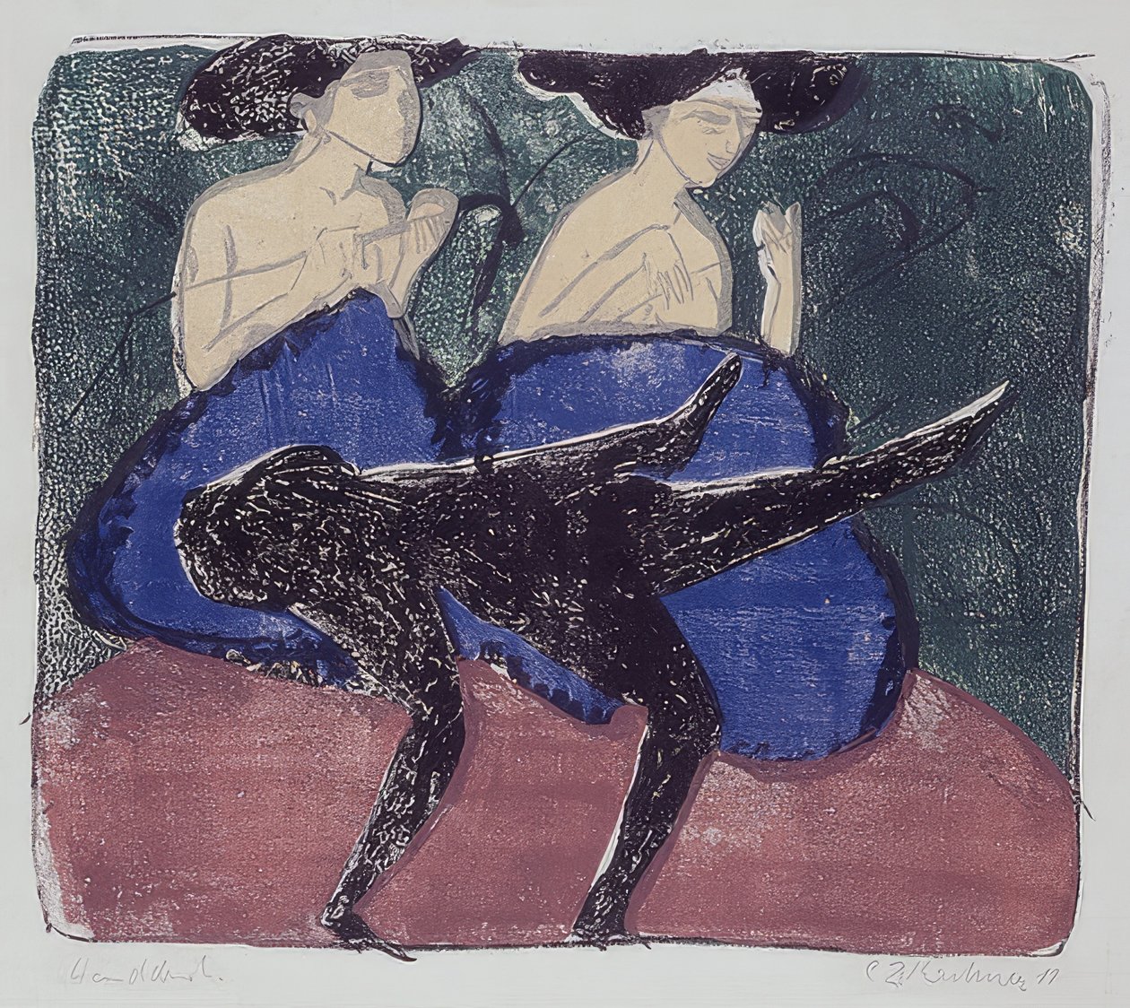 Cake-Walk door Ernst Ludwig Kirchner