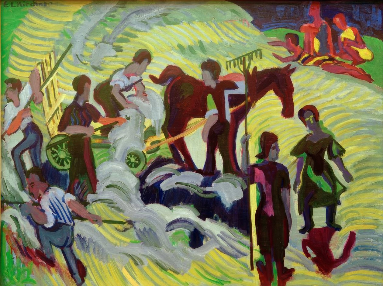 Hooioogst door Ernst Ludwig Kirchner