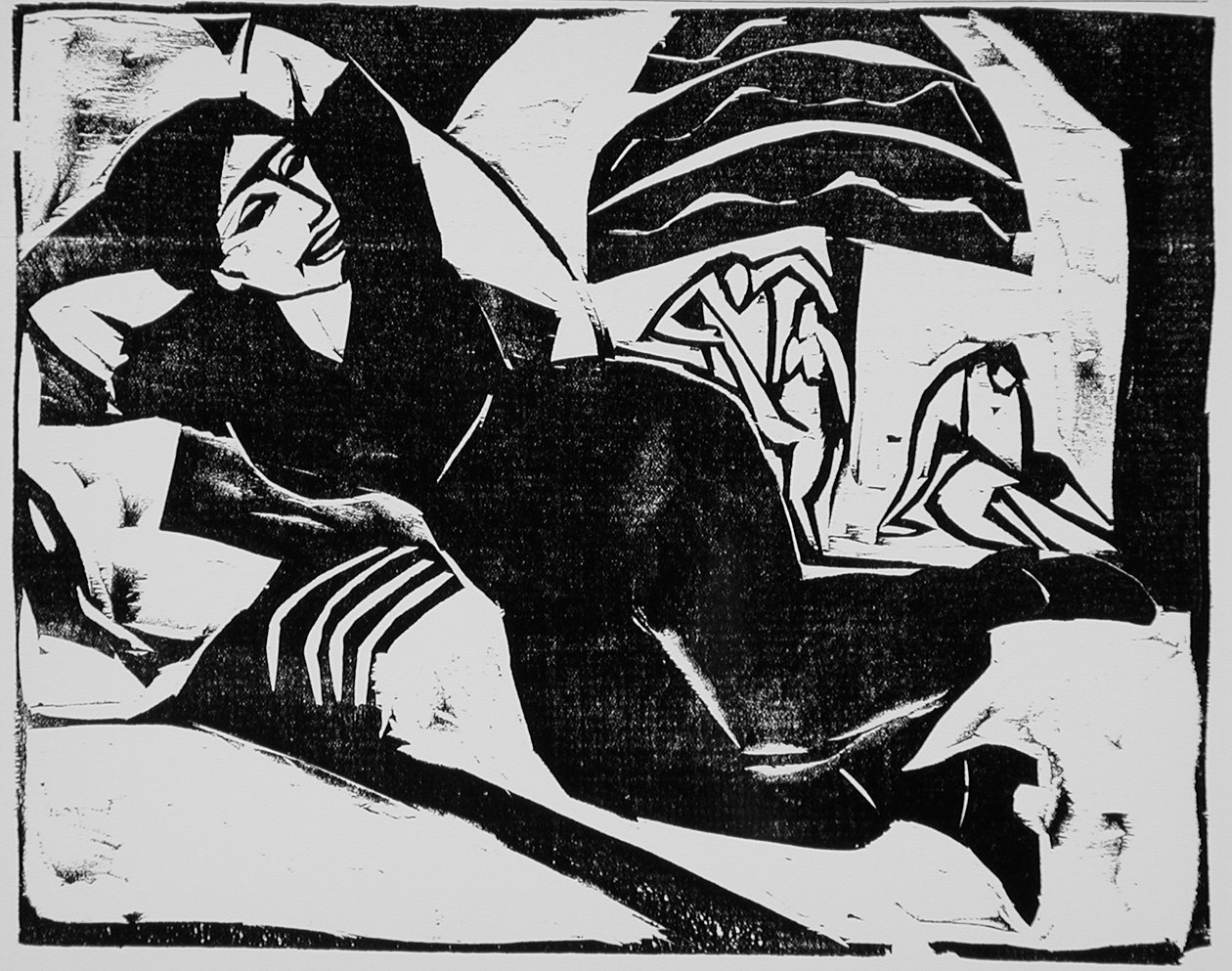 Rust, 1911 door Ernst Ludwig Kirchner