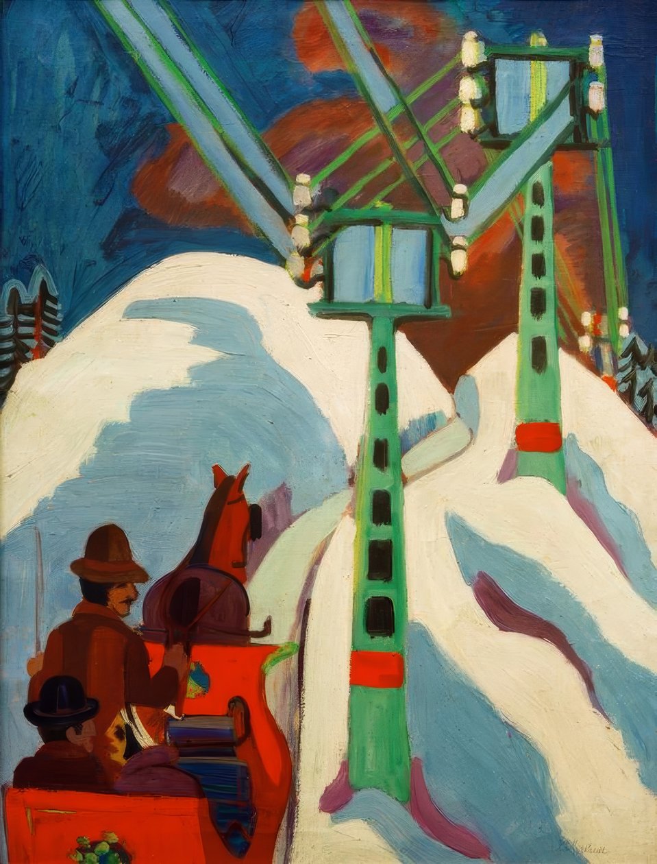 Sleerit door Ernst Ludwig Kirchner