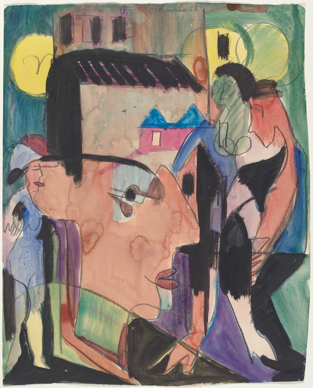 Zelfportret door Ernst Ludwig Kirchner