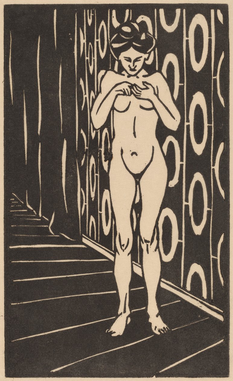 Het Vinger Spel door Ernst Ludwig Kirchner