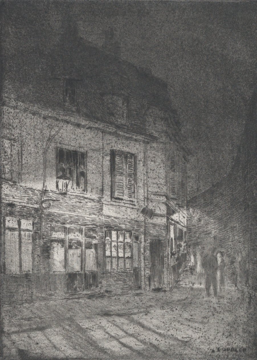 Lille: Liebesgässchen, 1916 door Ernst Oppler