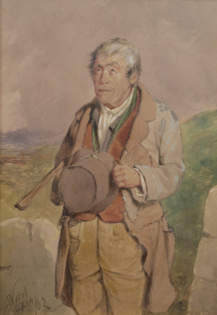 Veranderend weer, 1862 door Erskine Nicol