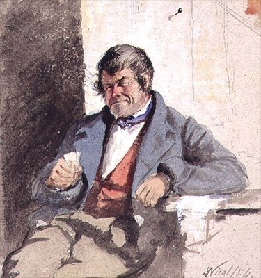 De Dronkaard door Erskine Nicol