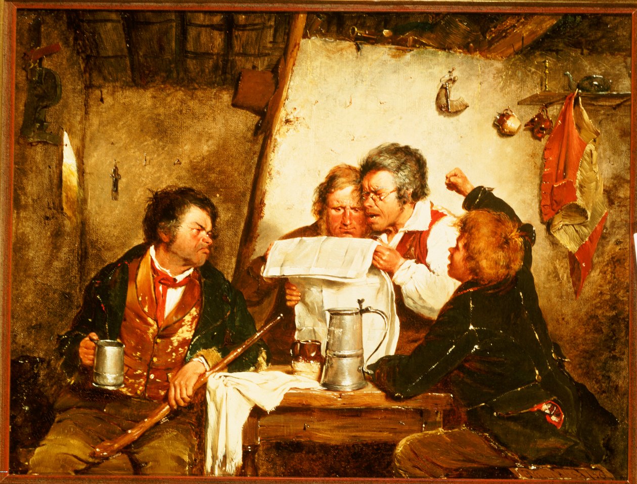 De Ryans en Dwyers, Belasterde Mannen, 1856 door Erskine Nicol