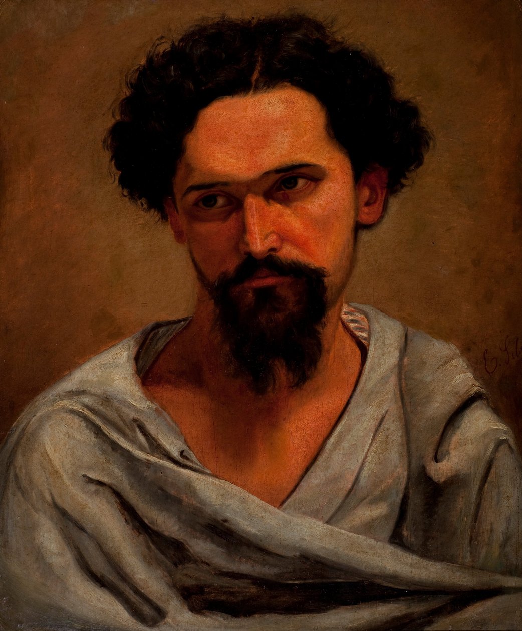 Portret van Castagneto door Estevão Silva