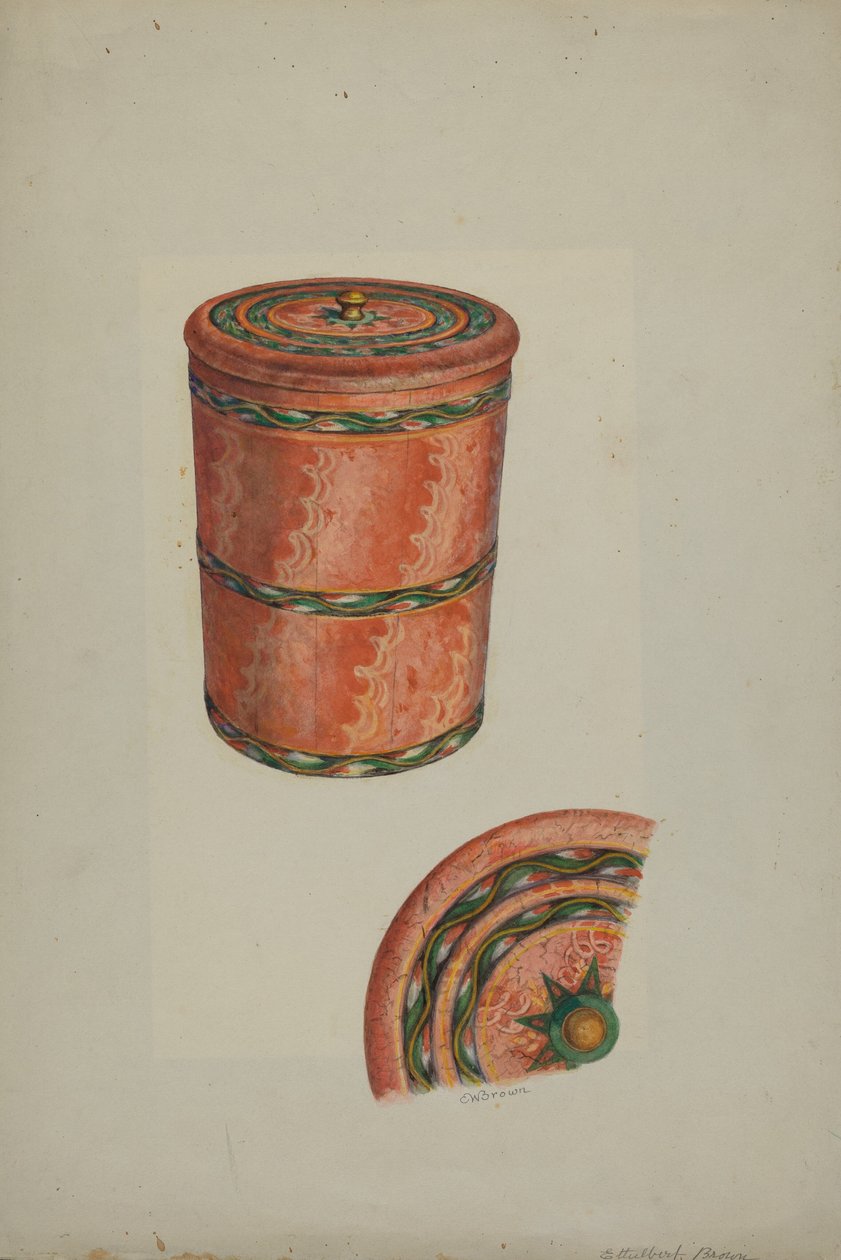 Pa. Duitse Suikerton door Ethelbert Brown