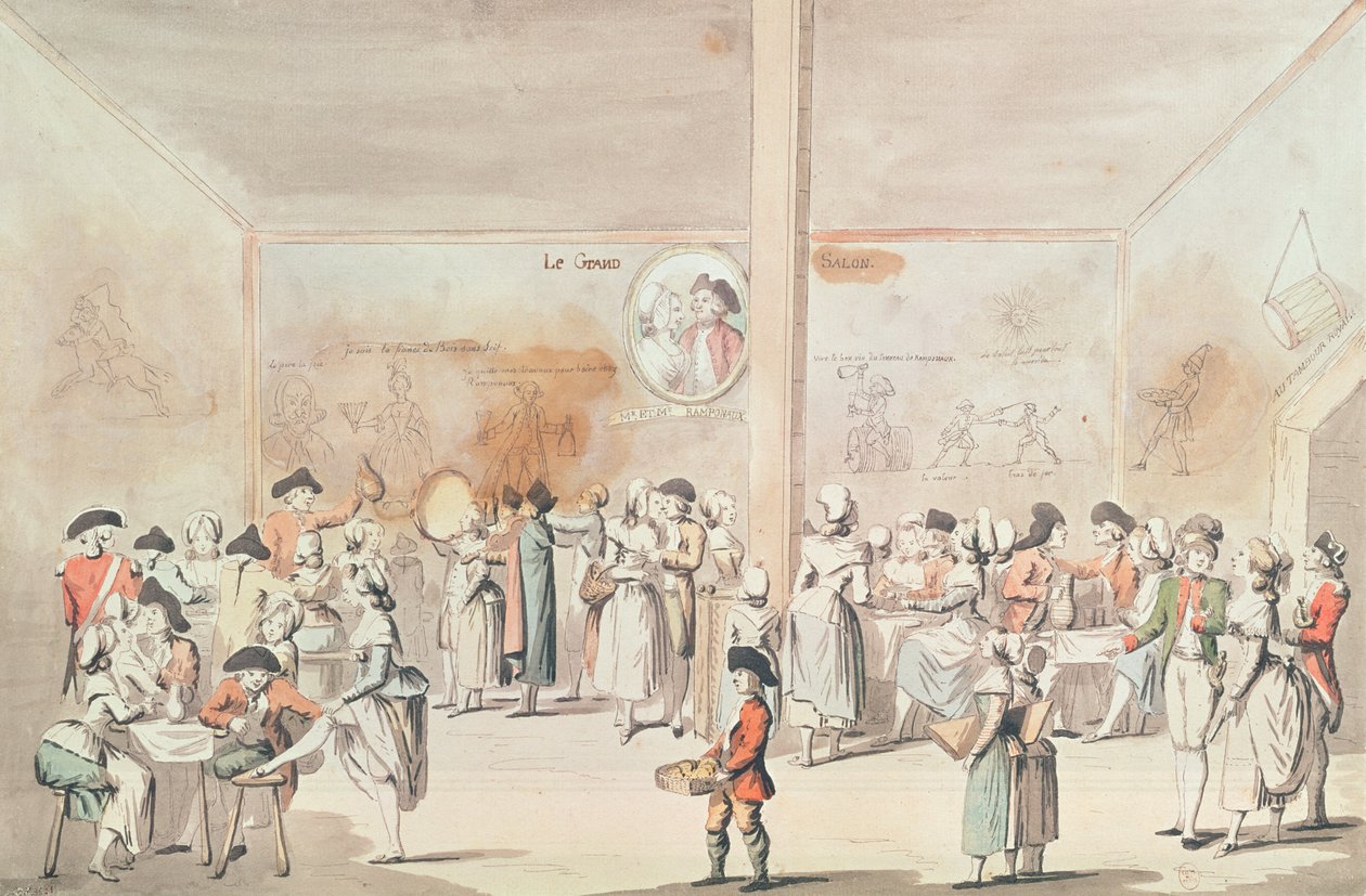 Café Ramponneau door Etienne Bericourt