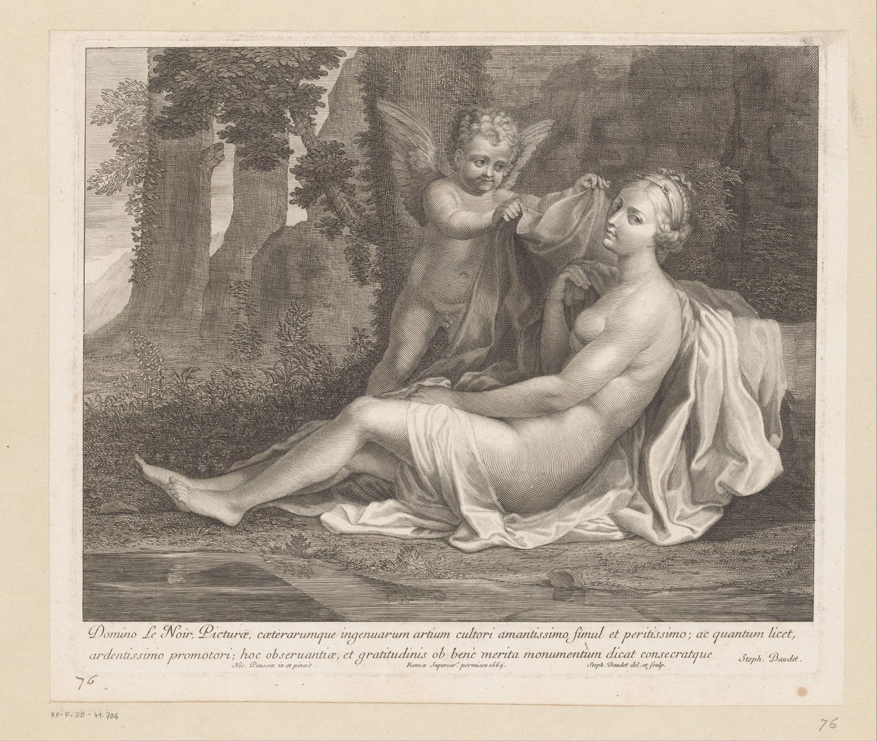 Venus en Amor door Etienne Baudet