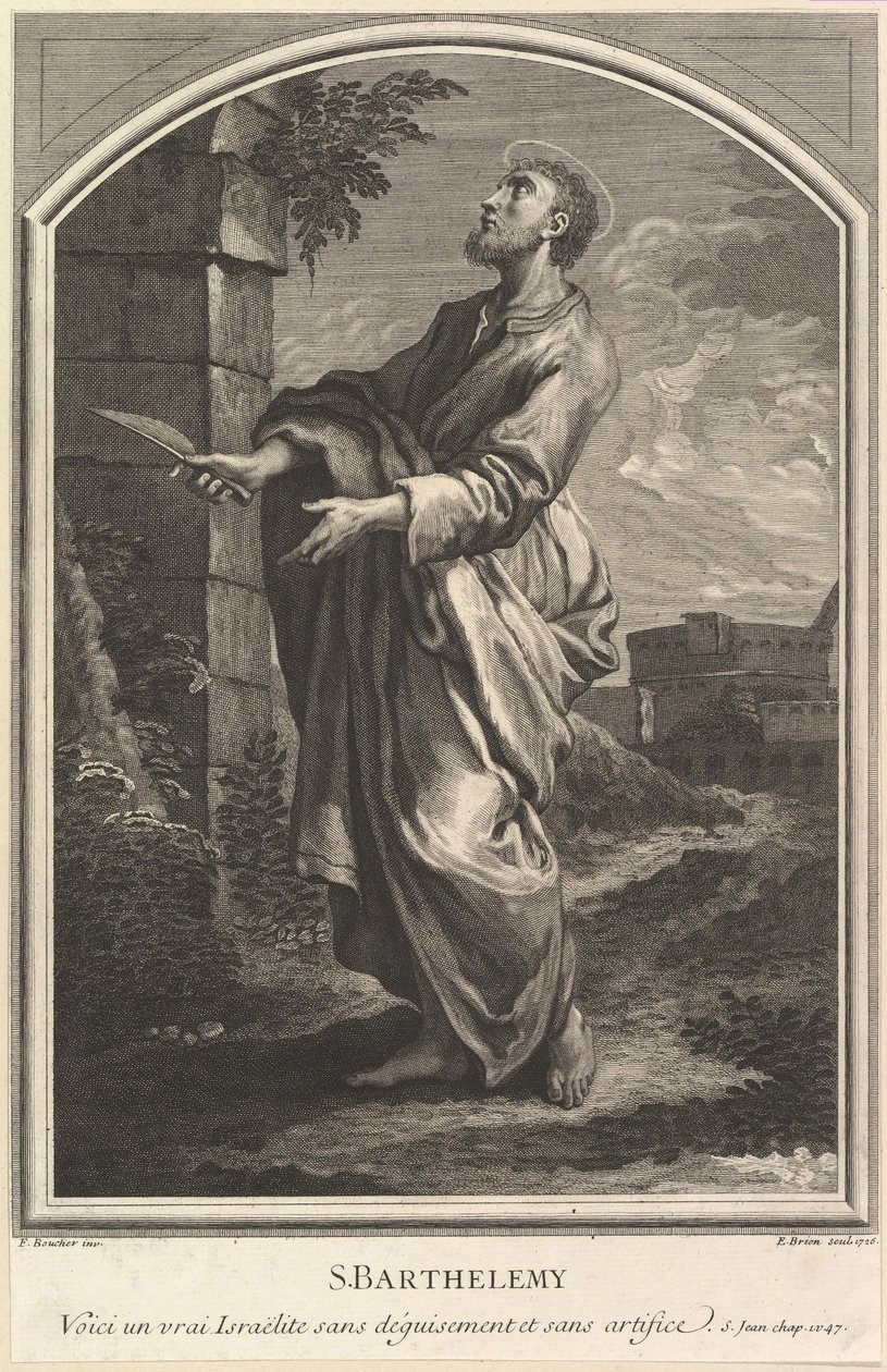 Sint Barthelemy, 1726. door Etienne Brion
