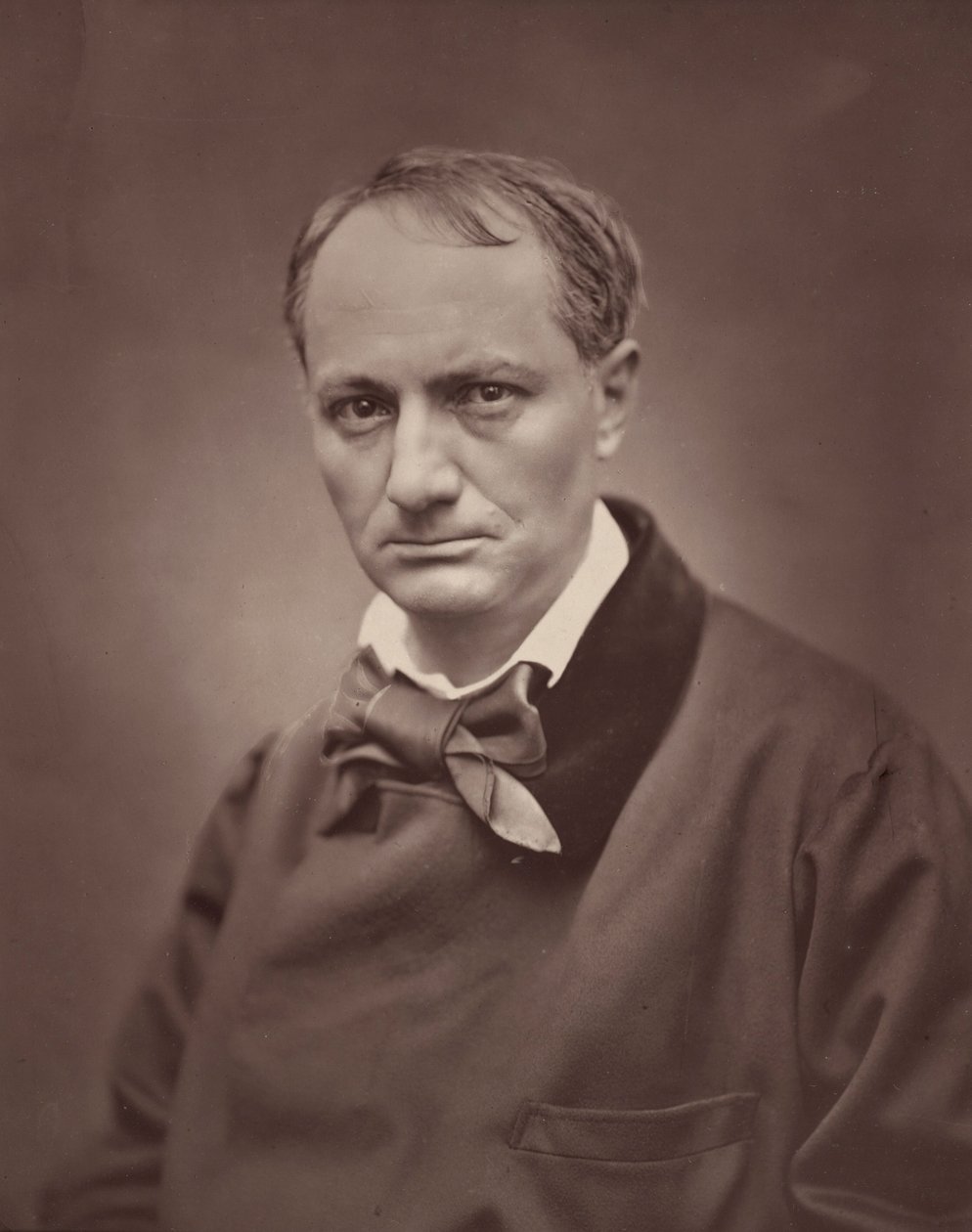 Charles Baudelaire,1861, gedrukt 1877 (foto) door Etienne Carjat