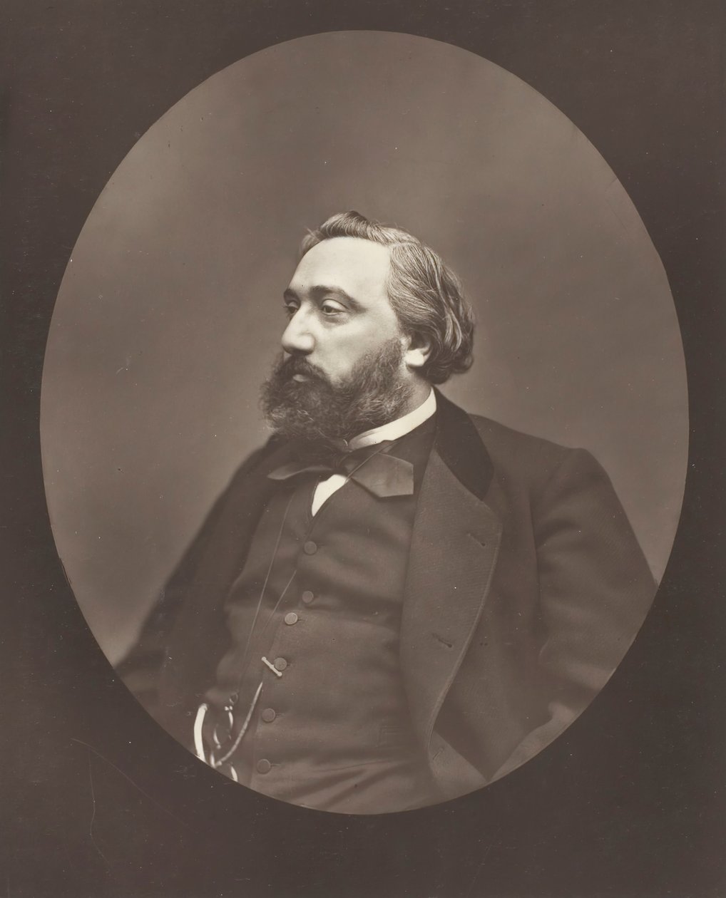 Gambetta, c. 1876 door Etienne Carjat