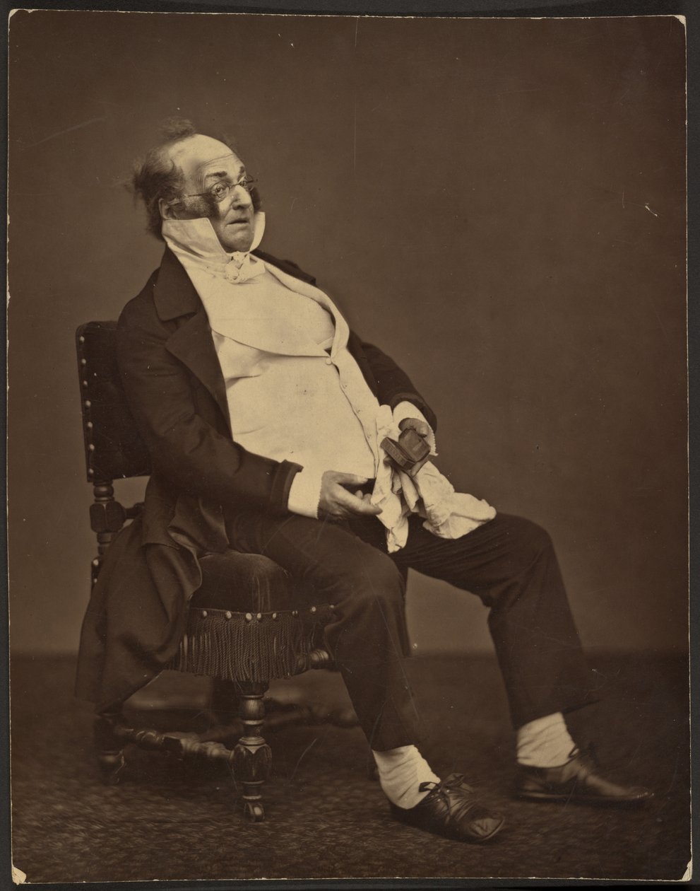 Henri Monnier door Etienne Carjat