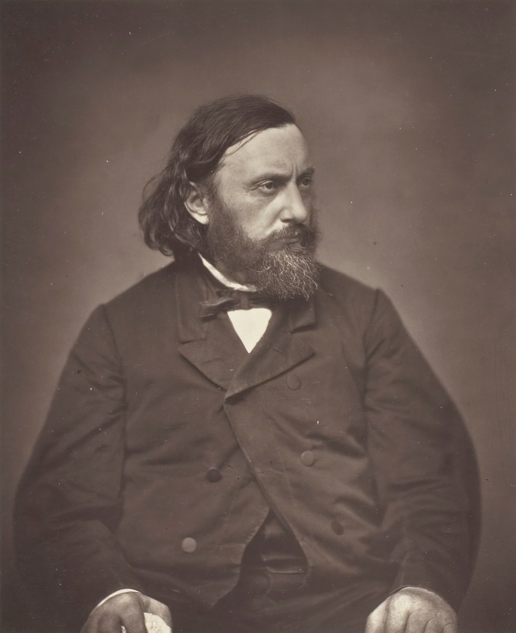 Pierre Dupont, ca. 1876 door Etienne Carjat