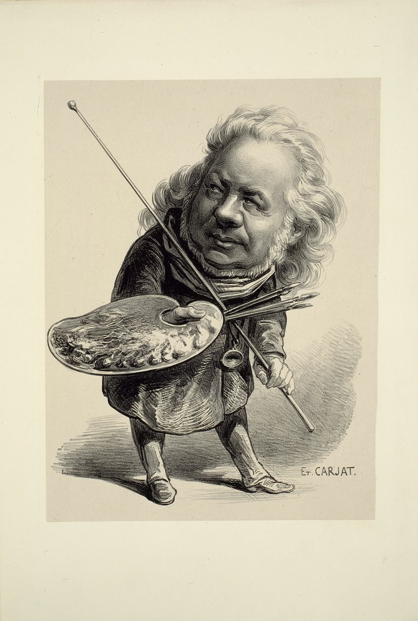 Portret van Honoré Daumier door Etienne Carjat