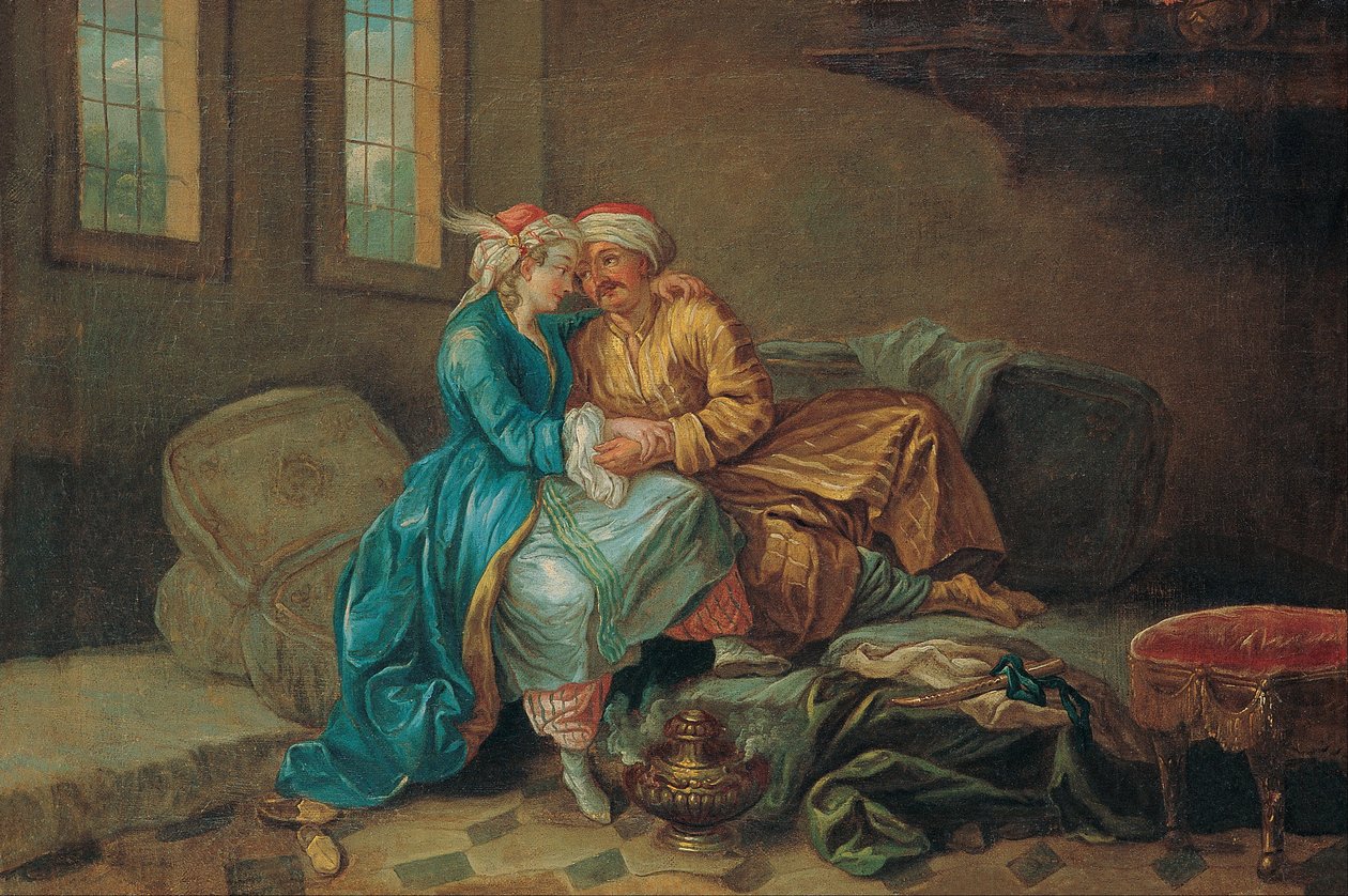 De favoriete sultana door Étienne Jeaurat
