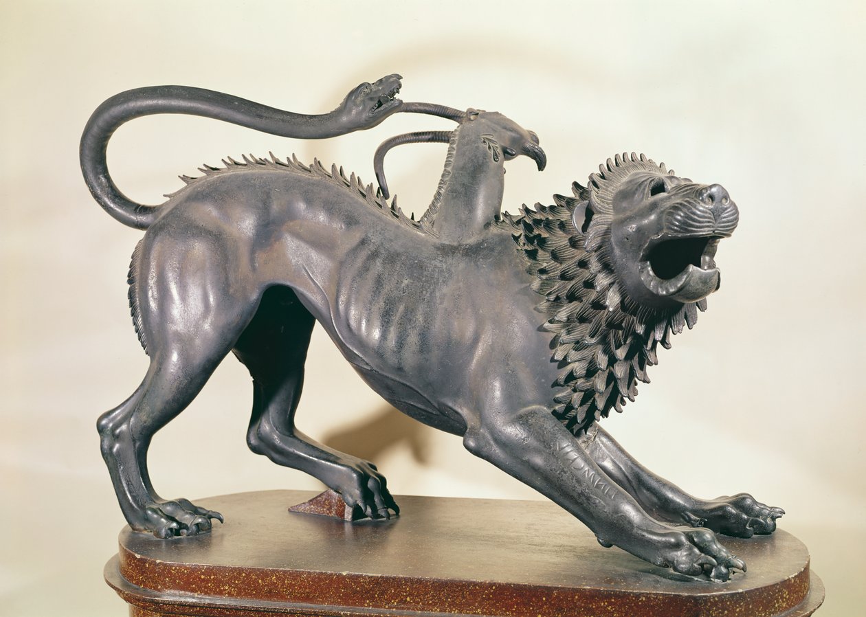 Chimera door Etruscan