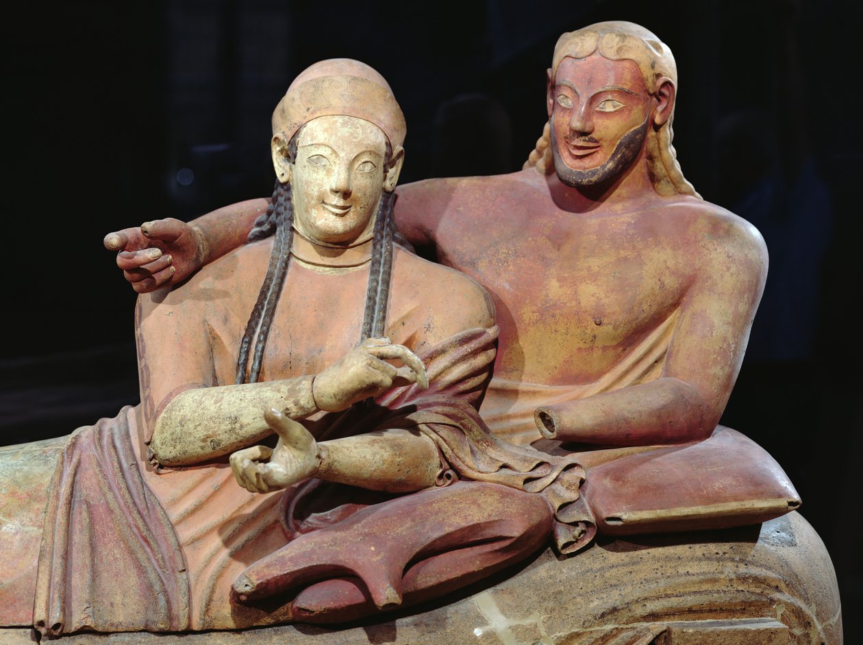 Sarcophagus van de Echtgenoten, uit Cerveteri door Etruscan