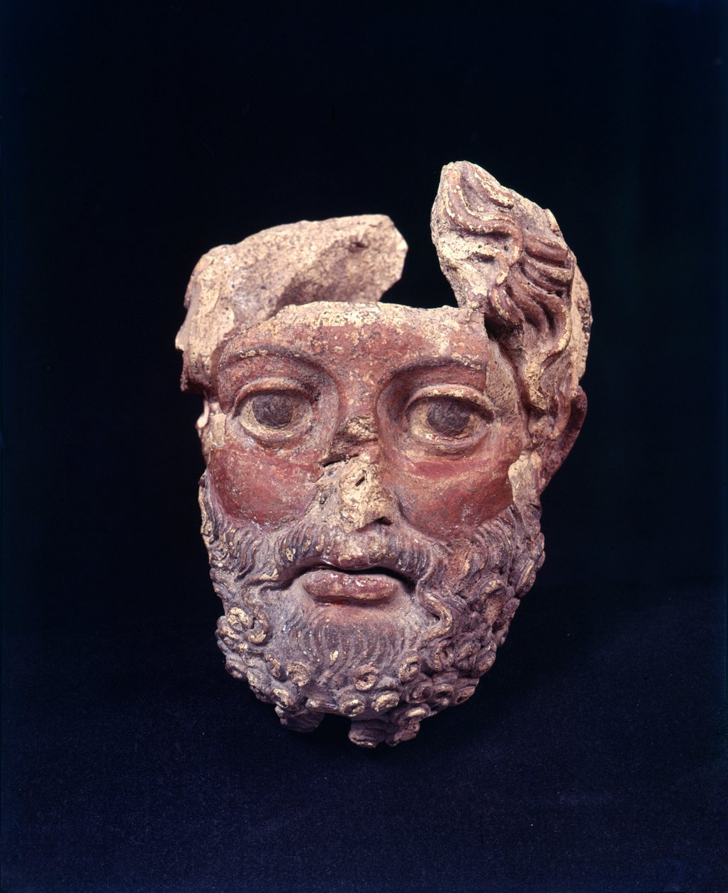 Het hoofd van Zeus uit Falerii Veteres door Etruscan