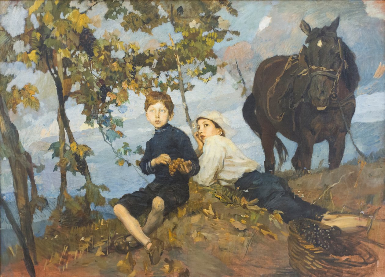 Herfst door Ettore Tito