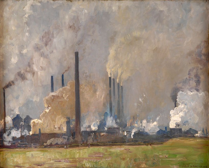 Onbekend schilderij door Eugen Felix Prosper Bracht