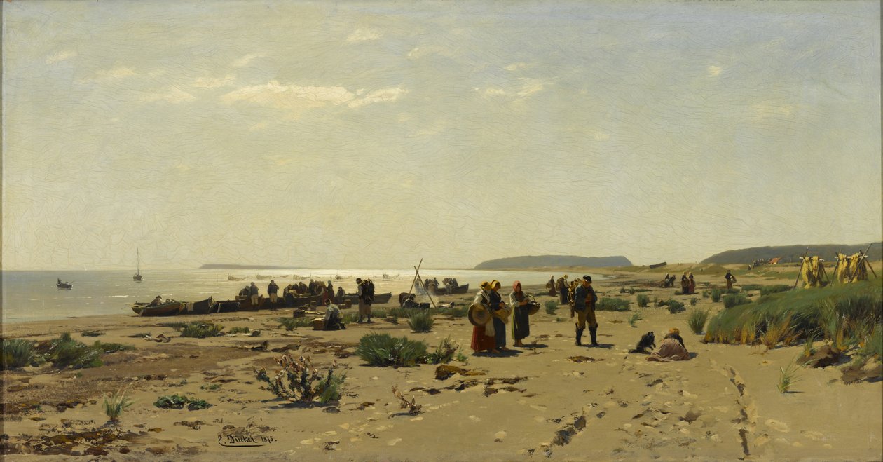 Rannamaastik (Kalurite kojuminek) door Eugene Gustav Dücker