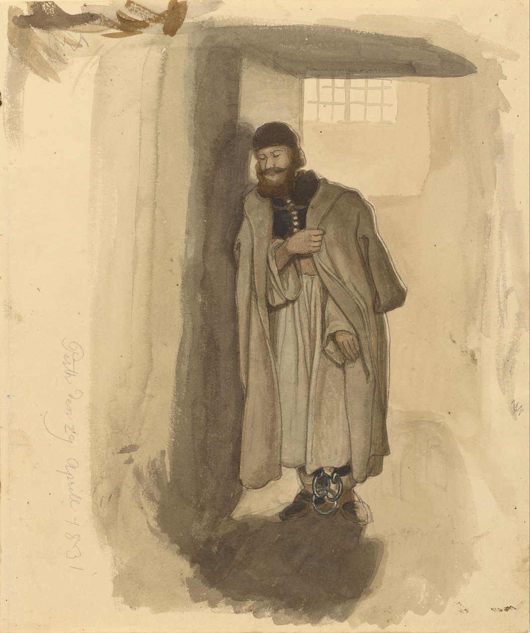 Een Hongaarse gevangene door Eugen Napoleon Neureuther