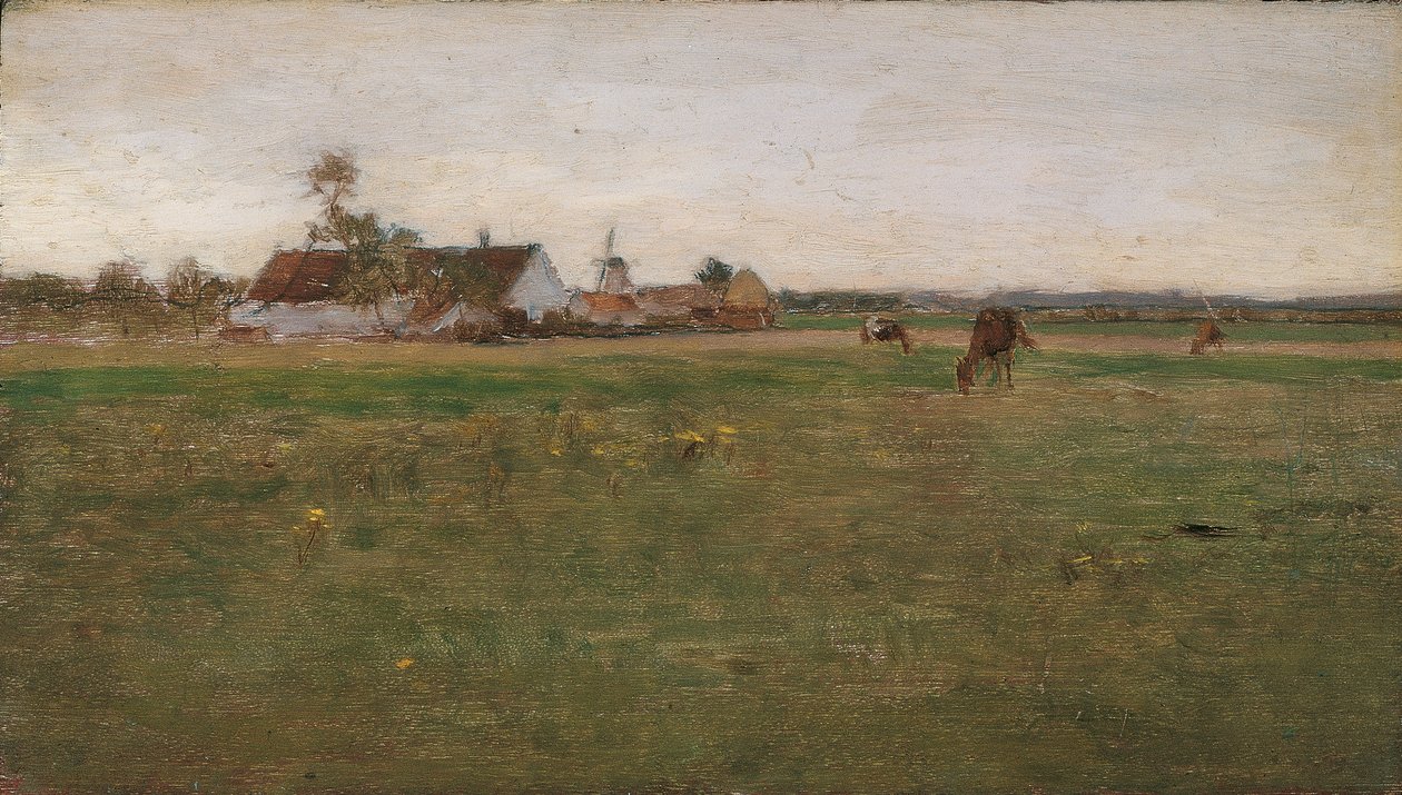 Avondlandschap door Eugen Jettel