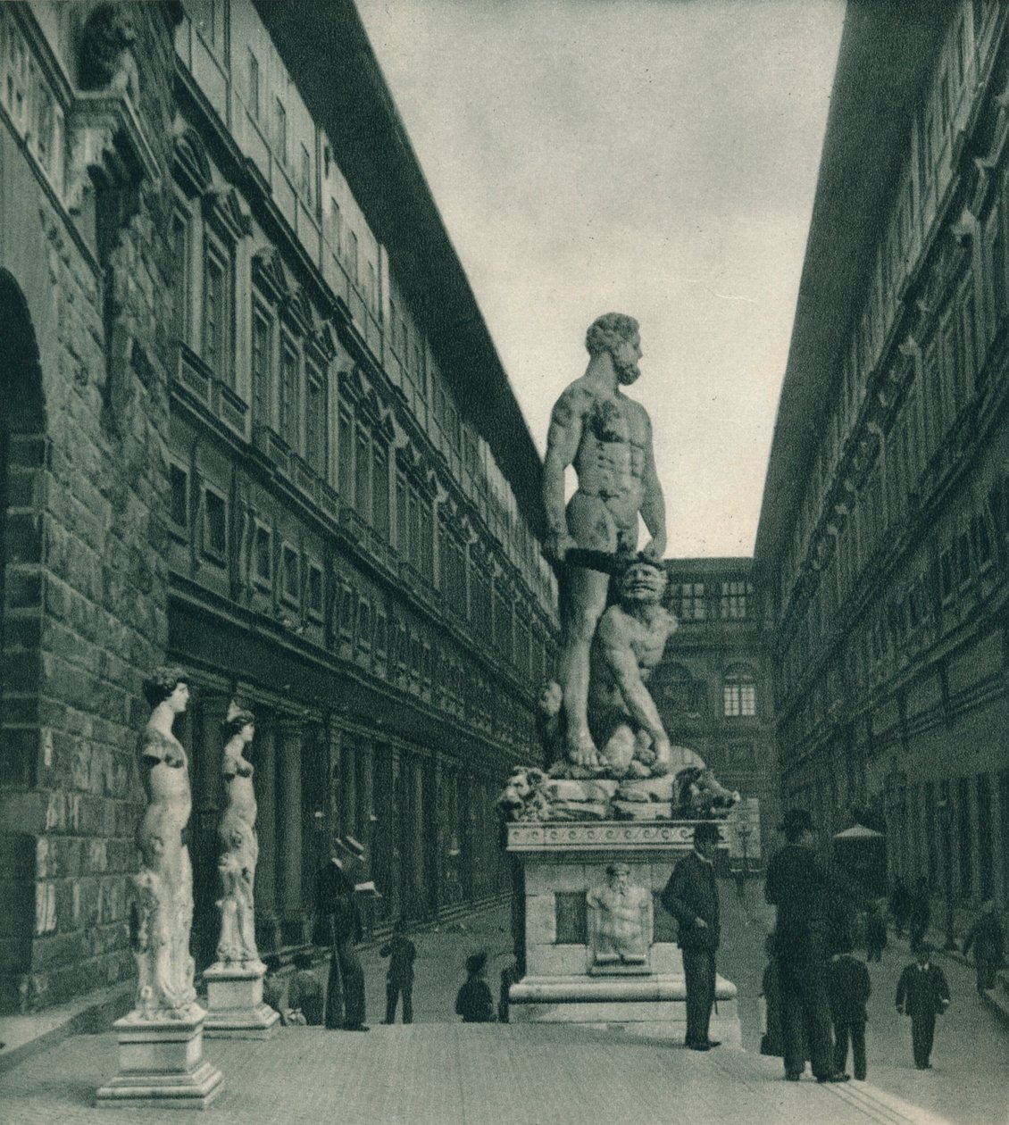 Uffizi Galerij, Florence, Italië, 1927 door Eugen Poppel
