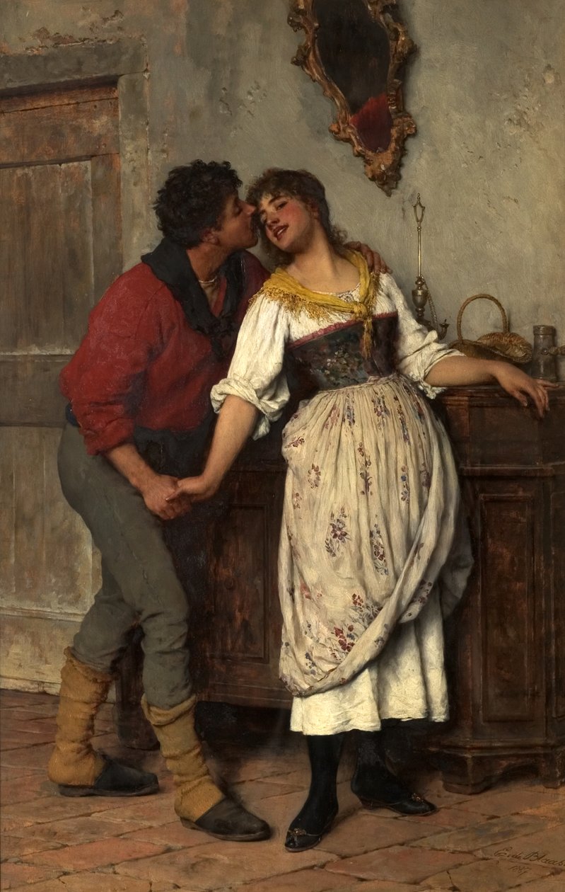 Geaccepteerd, 1887 door Eugen von Blaas